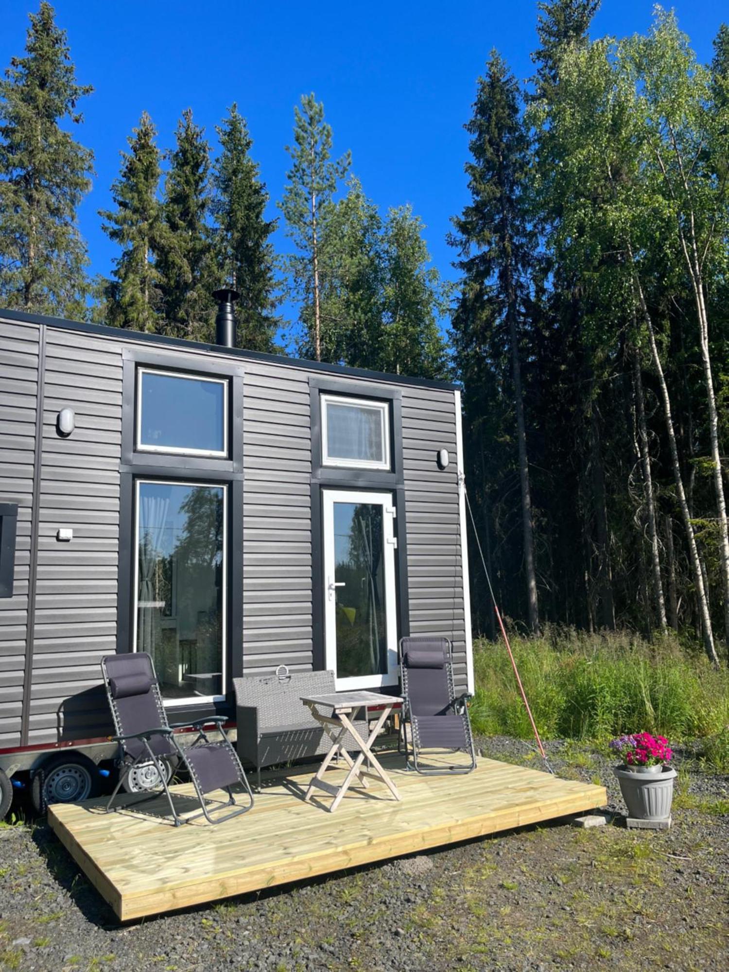 Luxus Tiny House Saagala Tornio Exterior foto